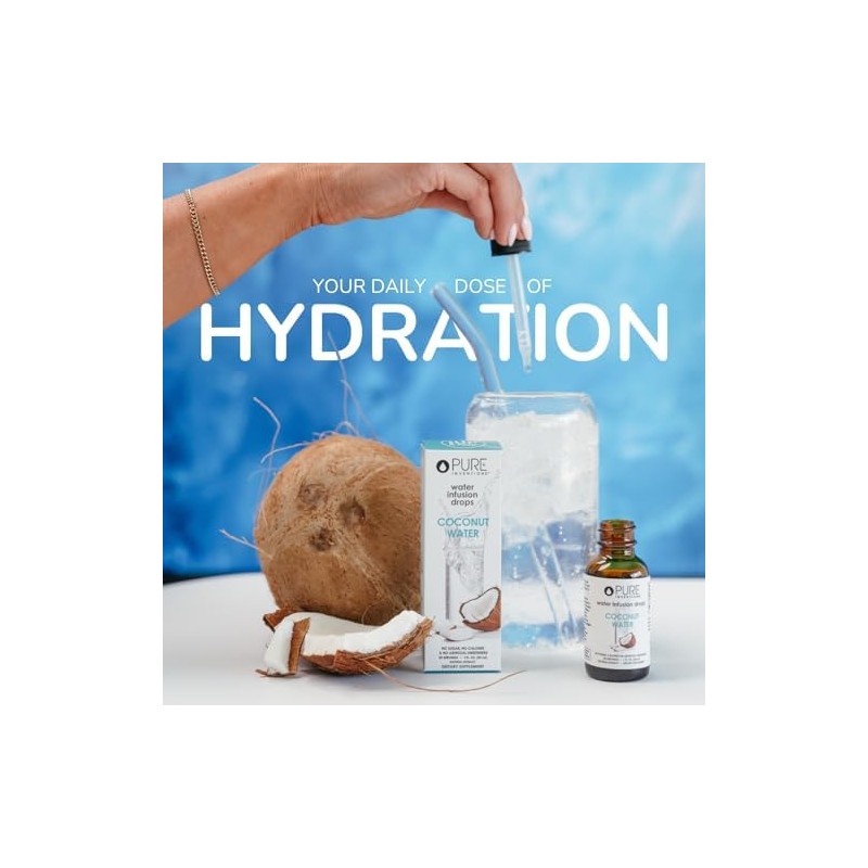 Pure Inventions - Gotas de Infusión de Agua de Coco