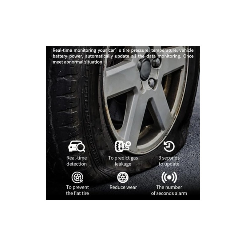 OBEST Tire Pressure Sensor, TPMS Tire Pressure Monitor, TPMS Replacement