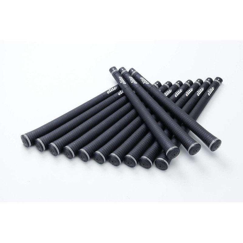 elitegrips SX38 Golf Grips, Set of 13, Berlina Black with