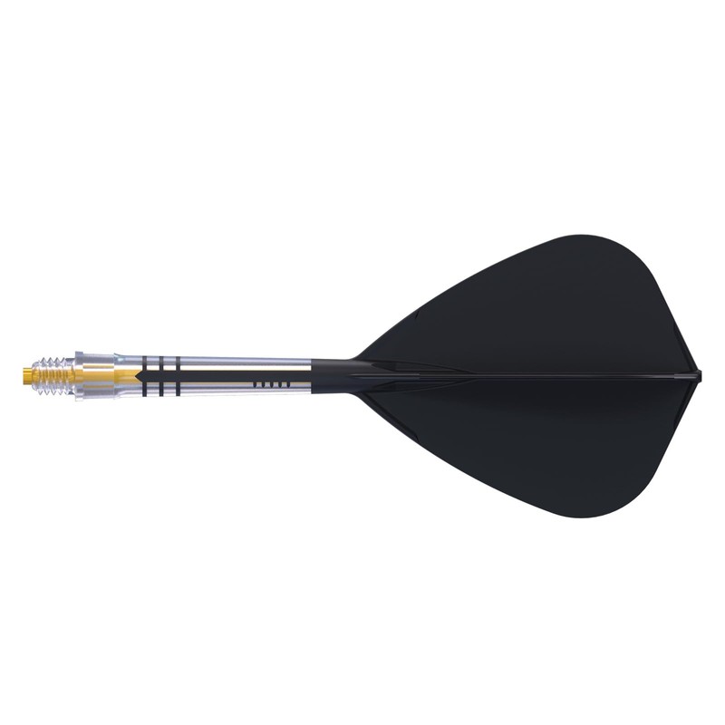 CUESOUL ROST T19 Carbon Integrated Dart Shaft and Flight,Kite Shape,Set
