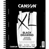 Canson XL Series - Dibujo Negro, Negro, 22.86 x 30.48