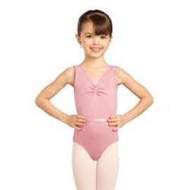 Capezio Girl's Tank Leotard w/Belt, Garlic (Rot), 4-6 Years (S Small)