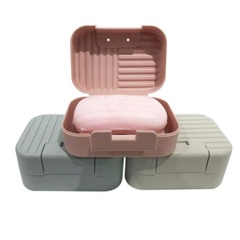 Soap Dish, 1 Piece Travel Soap Dish with Lid, Soap Dish Waterproof Soap Basket Soap Holder for Soap Scrubber Sponges