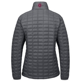 Little Donkey Andy Women's Puffer Jacket, Lightweight Warm Hiking Jacket with Post-Consumer Synthetic Insulation Grey XL