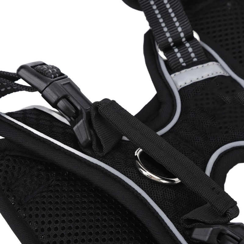 Dog Harness Adjustable Comfortable Reflective Strip Safety Mesh Dog Vest