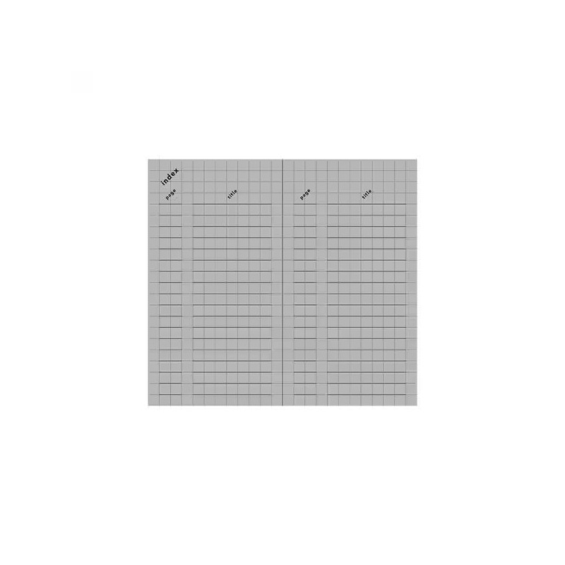 Daigo Ishoni Notebook, Mini, 0.2 inch (5 mm) Grid, Clear,