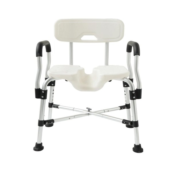 Plus Size Shower Chair, Semi Pre-Assambled Extra Wide Shower Chair
