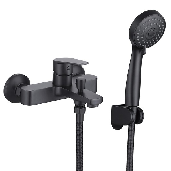 HONYI Bathtub Faucet with Sprayer, Tub Spout with Diverter Bathroom
