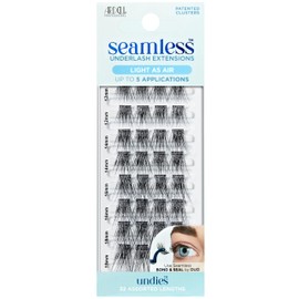 Ardell Seamless Light-as-Air Underlash Extensions - Refill Pack, Natural Lash Clusters, DIY Cluster Eyelash Extensions, Natural Eyelash Clusters, Individual Lashes, 1 Pack