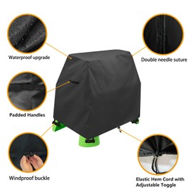 Aacabo Kids Water Table Cover Fit Rain Showers Splash Pond Water Table,Waterproof Dust Proof Anti-UV Outdoor Toys Cover-Cover only