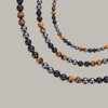 GAVU 8mm Men's Crystal Tiger Eye Hematite Rainbow Obsidian Stone