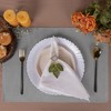 Woven Chindi Placemats Grey Pure Cotton Kitchen Clothing and Dinner