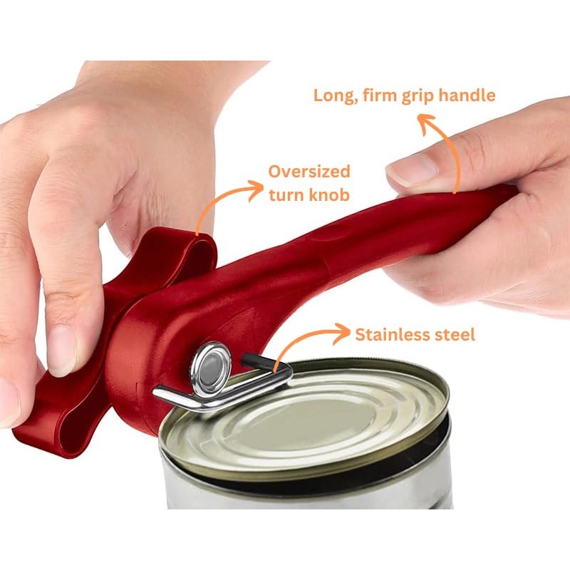 Fan Wu Safe Side-Cut Manual Can Opener – Smooth Edge,