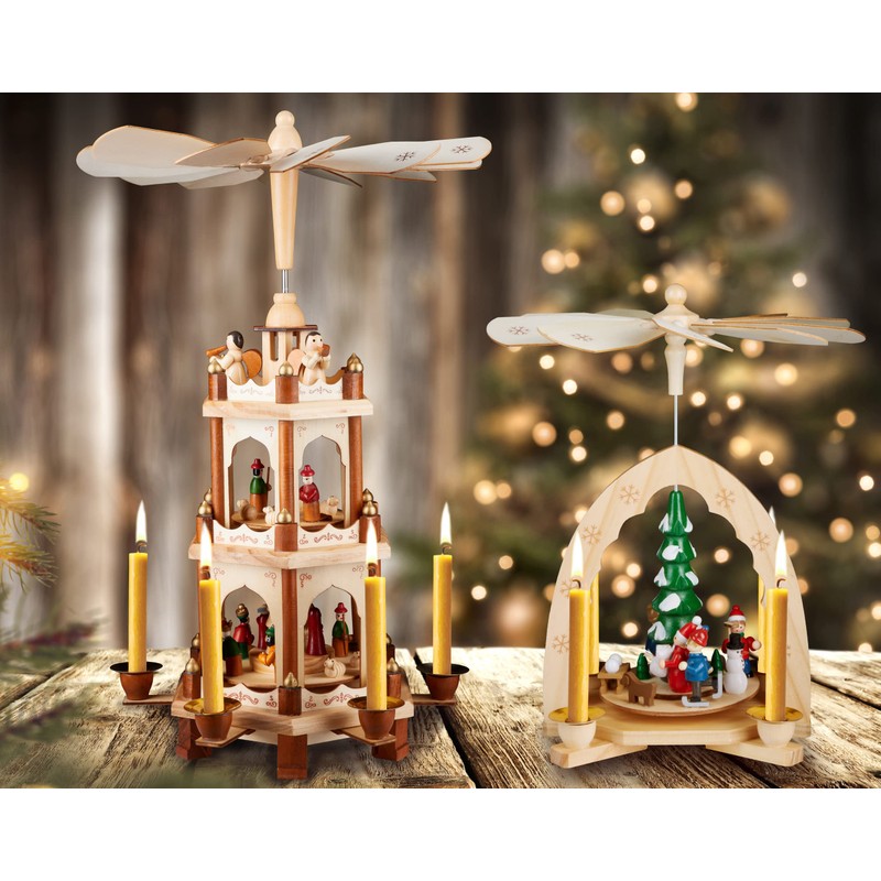 Eika Premium 100% Beeswax Tree Candles - Pack of 20