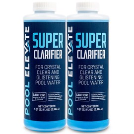 Pool Clarifier Ultimate Clarity Booster - Pool Clarifier for Crystal Clear Water, Fast Acting & Long Lasting, Reduces Cloudiness & Enhances Filter Performance, Safe for All Pools, 32 oz Pack of 2