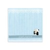 mofusand Pastel Lace Towel Handkerchief, Blue, Cat Lace, Cute, 43-0130080,