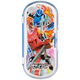 Komori Resin, Kamen Rider Saber Trio Set with Chopsticks, Soup, Fork, Chopsticks 6.5 inches (16.5 cm), Spoon Fork 5.2 inches (13.2 cm)