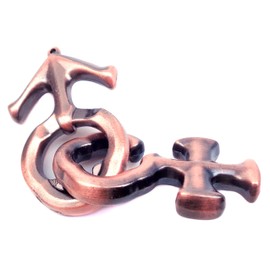 MAGIKON Traditional Brain Teaser, Classical Puzzle Magic Toy (Male-Female Sign)