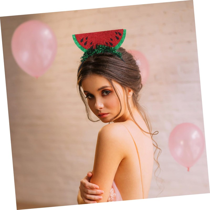 SAFIGLE Watermelon Effect Hairband for Adults Cute Cartoon Accessory for