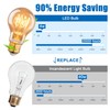 Vintage LED Edison Light Bulbs, A19 4W Dimmable Edison Bulbs,
