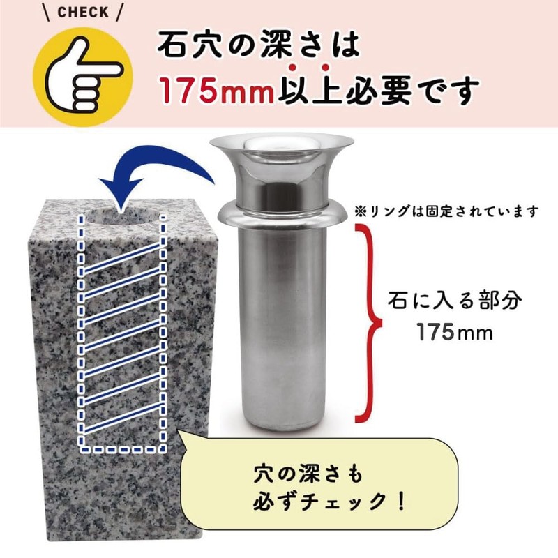 [For Graves] Hanadate HAC-73 C-73 Stainless Steel Set of 1