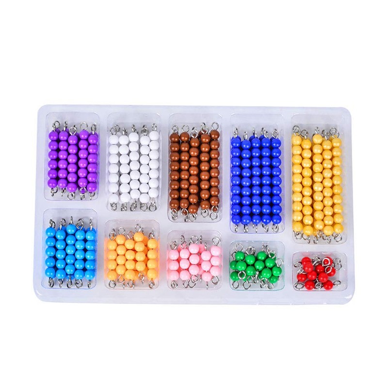 Kghios Montessori Math Toys Material for Toddlers 10 Sets of