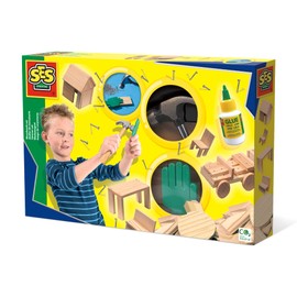 SES Creative Woodwork Set for ages 8+,Multicolored,Small