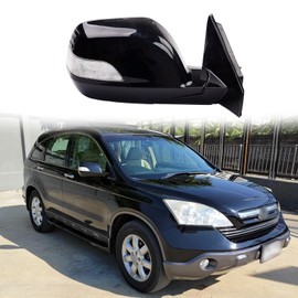 Car Side Mirror Fit for 2007 2008 2009 2010 2011 HONDA CRV CR-V RE1 RE2 RE4 Passenger Side View Mirror Assembly Lens Electric Adjustment, Turn signal Light