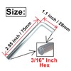 ZDingTech 5pcs 3/16 Allen Wrench sets,3/16" Hex Key Wrench set,allen