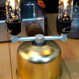 Jeebel Camp Lantern Accessories, OD Can 2/3 Splitter Adapter, 3 Crotch Gas Lantern Camping Tool