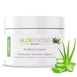 Loción corporal natural de aloe vera: crema hidratante para rostro y cuerpo con gel de aloe vera orgánico, aceite de vitamina E, vitamina C, crema de retinol, manteca de karité; crema hidr