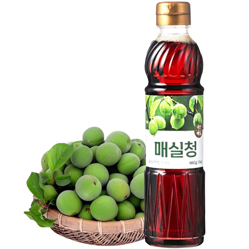 Plum Extract Syrup, Korean Plum Concentrate for Hot and Cold