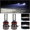 2Pcs 60W 6000K White Super Bright Car LED L8 Headlight