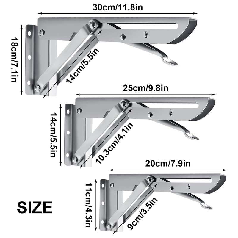 Barley Ears Pack of 2 300 mm Stainless Steel Folding