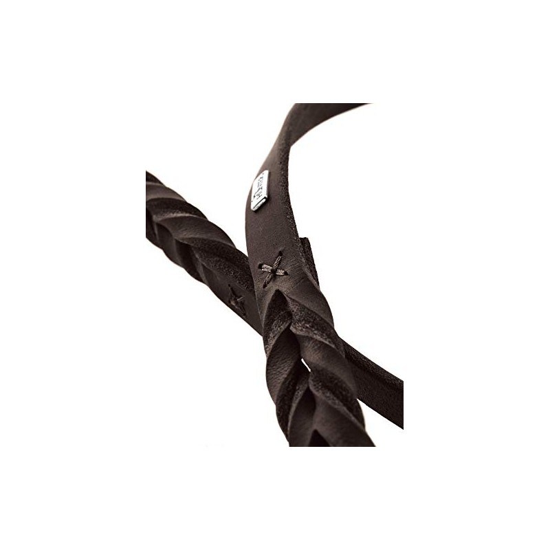 HUNTER Training leash Solid Education, 18/200 Soft genuine cow leather,