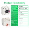 CNLonQcom Solar Isolator Disconnect Switch 32A DC 1500V 4 Poles