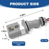 Wired Photoelectric Switch 2pcs Outdoor Lighting Sensor, 30-120s Time Delay