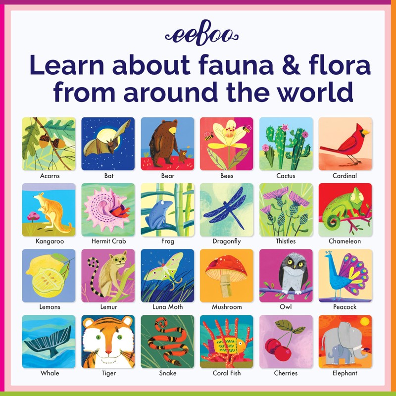 eeBoo: Memory and Matching Game - Life on Earth- 24