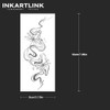 INKARTLINK Tattoo Tech, 2 Sheets Large Semi Permanent Tattoo, Temporary