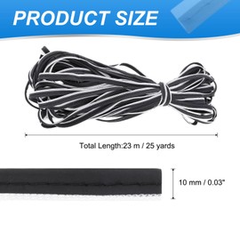 PATIKIL Reflective Piping Tape 25 Yards/25 Meters Edging Tape for Sew On Reflective Piping Tape for Clothes and Bags, Colorful