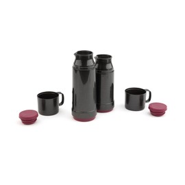 Jata Hogar HTER2175 Thermos Flask for Hot and Cold Liquids, Double Walled, High Insulation, BPA-Free, Lightweight, Airtight Seal, Odour and Tasteless, Lid for Use as a