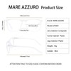 MARE AZZURO Large Reading Glasses Men Square Readers 0 1.0