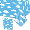 QUERICKY 2 Pack Blue Tablecloths, 137 x 274cm Blue Table