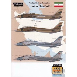 Wolfpack Design WPDDEC72008 1:72 Wolfpack Decal - The Last Active Tomcats: Iranian 'Ali-Cat'