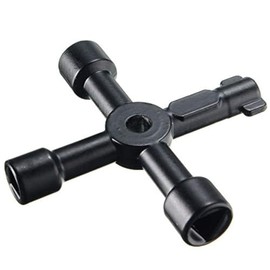 llave universal multifunción de 4 vías, llaves eléctricas de gabinete de gas, llave cruzada para medidor de gas, llave eléctrica de agua, medidor de gas, armario de apertura