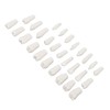 28Pcs Removable Teeth Piece Durable Plastic Removable Design False Teeth