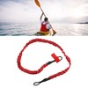 2Pcs Kayak Paddle Leash Nylon Rubber Corrosion Resistant Stretchable Anti
