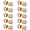Garden Solid brass Hose Repair Connector with Clamps,Fit for Garden