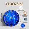 Galaxy Starry Night Wall Clock for Living Room Decor Kitchen