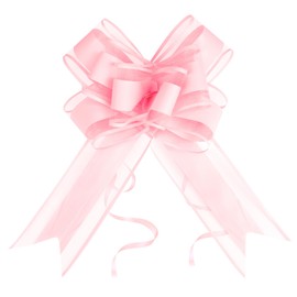 10PCS Pull Bows for Gift Wrapping (6 Inches) - Gouache Gift Bows with Instant Pull Design, Perfect for Gift Baskets,Flower,Wedding,Christmas,Home Decoration,Baby Shower,Party Decorations